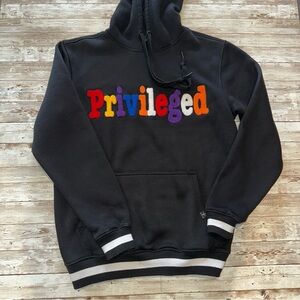 Privileged Black Hoodie